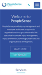 Mobile Screenshot of peoplesense.com.au